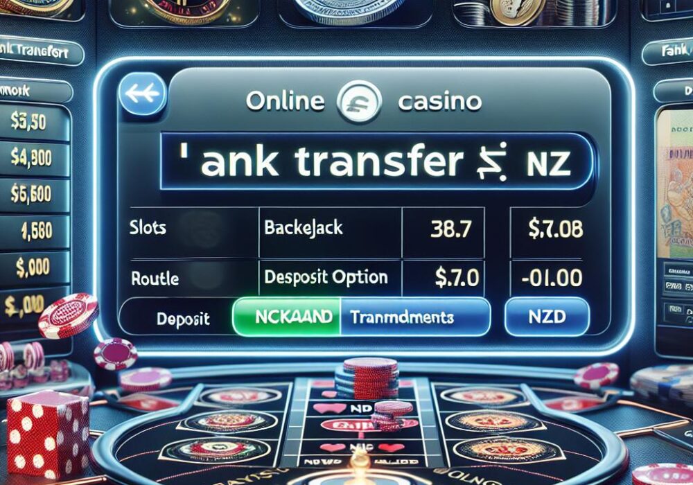 online casino bank transfer deposit nz